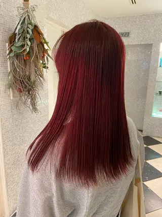 セミロング カラー 加藤 こゆきのヘアスタイル