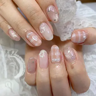 ネイル La neige* yuki 🥯🍑のネイルデザイン