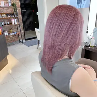 セミロング カラー newline銀座所属・👑銀座ショート/ 絶壁補正/金子涼👑のヘアスタイル