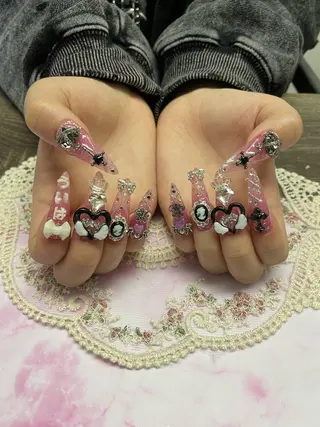 ネイル MoMoA Nail ネイル長さ出し専門店のネイルデザイン