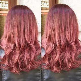 セミロング カラー パーマ ヘアアレンジ RecheRche【池袋】所属・👑指名率No.1 👑坂口飛翔のヘアスタイル