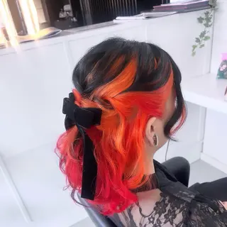 セミロング 松井凜花𐙚𓍯 ヘアアレンジ/ツヤ髪のヘアスタイル