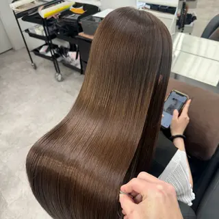 ロング カラー 全席個室美容室 Zina 錦糸町 髪質改善＆トリートメント【ジーナ】所属・🎀髪質改善×韓国レ イヤー×透明感/米田のヘアスタイル