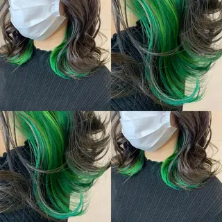 カラー 水戸/ブリーチカラー ♠️♠️會澤遼真のヘアスタイル