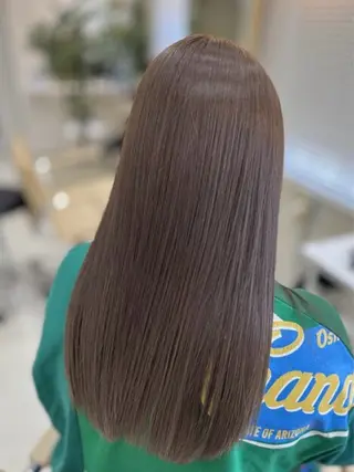 ロング カラー 縮毛矯正・髪質改善 人気No1🩶北島のヘアスタイル