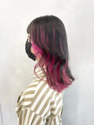 セミロング カラー 🦋レイヤーカット ミドリカワ🦋のヘアスタイル