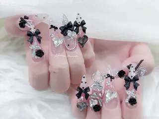 ネイル MoMoA Nail ネイル長さ出し専門店のネイルデザイン