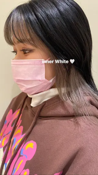 セミロング カラー レイヤーカット /konomiのヘアスタイル