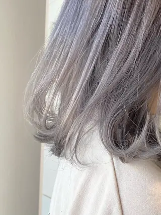 ミディアム カラー ハイトーン×似合わせ 🌱中川慎之介のヘアスタイル