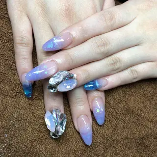 ミディアム ネイル 《LB》ラブリエ Nail&eyeのマツエク・マツパデザイン