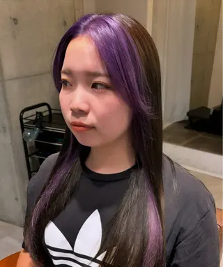 セミロング ﾔﾏｼﾀ ﾘﾘのヘアスタイル