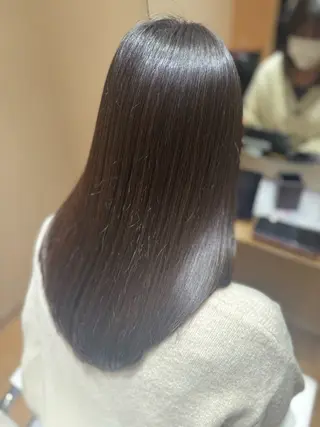 ロング 黒島優香🦋 /縮毛矯正/髪質改善のヘアスタイル
