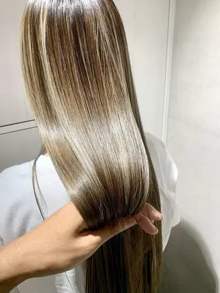 ロング カラー arts茅ヶ崎 エリアNO1髪質改善のヘアスタイル