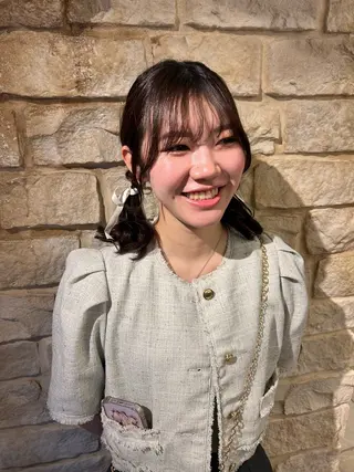 ヘアアレンジ Mei /オリーブ カラー/アレンジのヘアスタイル