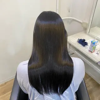 ロング カラー パーマ ブリーチなし/ ベージュ/akiraのヘアスタイル