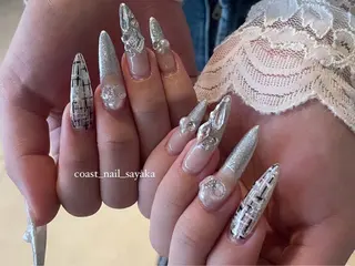 ネイル HOSHI ⭐️辻堂 /藤沢ガーリーネイルのネイルデザイン