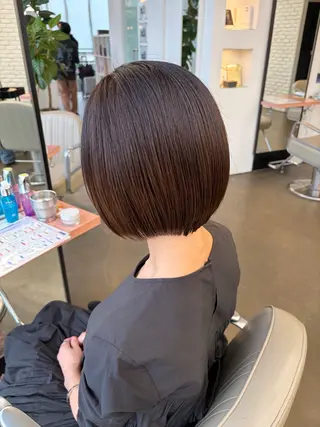 ショート DIFINOaoyama所属・🎧ayaka/ボブ /透明感カラー 🩵のヘアスタイル