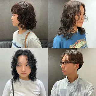 パーマ nono/パーマ /顔まわりカット🐈のヘアスタイル