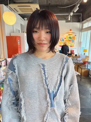 ショート shiho/レイヤー /透明感カラーのヘアスタイル