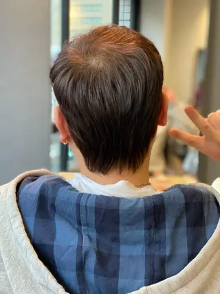 ショート カラー メンズ &g share salon所属・荒神寛人@ 育毛スパ専門美容師のヘアスタイル