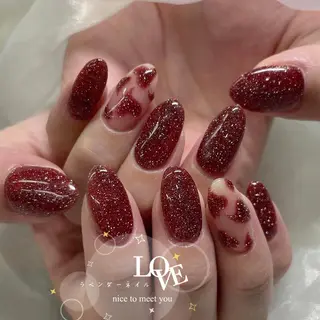 ネイル ラベンダー💖日暮里 ルル💖ネイルのネイルデザイン