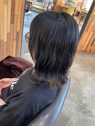 ミディアム 髙橋紋菜🍏 イオンモール名取2階のヘアスタイル