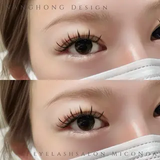 マツエク・マツパ MicoNoa所属・MicoNoa Asamiのマツエク・マツパデザイン