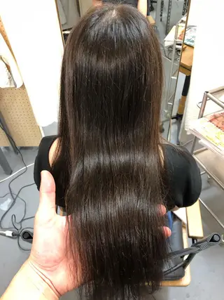 ロング 髪質改善　ナカゾノ タケシのヘアスタイル