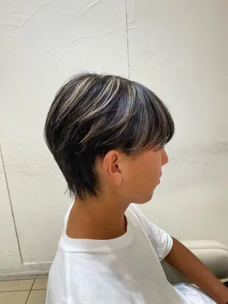 ショート カラー メンズ メンズ特化型美容師 栗山勇人のヘアスタイル