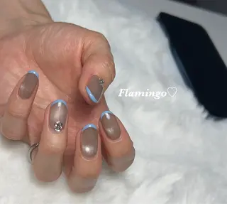 ネイル 浮きにくいフィルイン ｜上品シンプルネイルのネイルデザイン