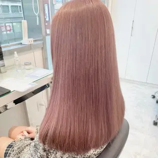 ロング カラー 🩷暖色カラー🩷 BONのヘアスタイル