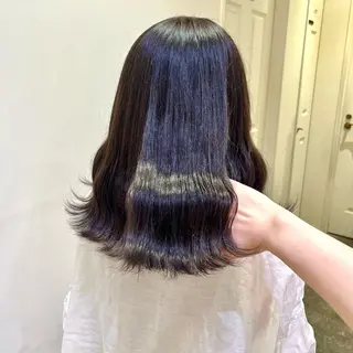 ミディアム カラー ハイトーンカラー/ 長さだし🐇きょうかのヘアスタイル
