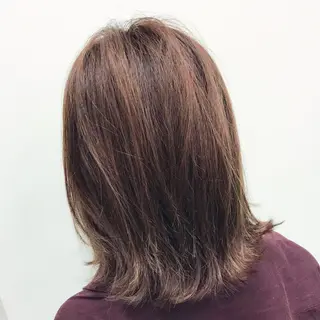 ショート カラー 髪質改善ｶﾗｰ ｹｱﾌﾞﾘｰﾁ/ﾀﾑのヘアスタイル