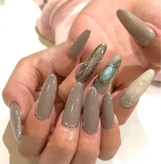 ロング カラー ネイル be-cares beauty(豊川店のネイルデザイン