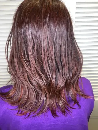 ミディアム 小夏の⭐️ パパです⭐️のヘアスタイル