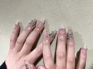 ネイル 🤎mini 🤍可愛らしいネイルのネイルデザイン