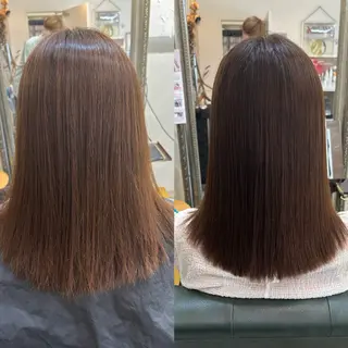 ミディアム 髪質改善×縮毛矯正サロンWealth所属・髪質改善特化サロン Wealth　Naoのヘアスタイル