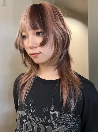 ロング カラー haco＋所属・圧倒的デザイン力 店長🎨RENAのヘアスタイル