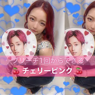 ミディアム カラー ヘアアレンジ SALOWIN 新宿三丁目East所属・縮毛矯正/艶カラー /美髪/ﾒｸﾞﾐのヘアスタイル