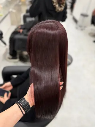 カラー 透ける透明感カラー 🎀anju/渋谷のヘアスタイル