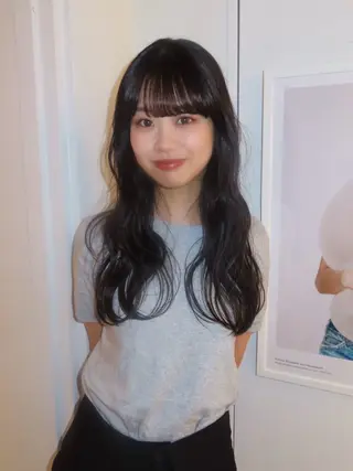 セミロング rizu　/ ボブ /ブラウンカラーのヘアスタイル