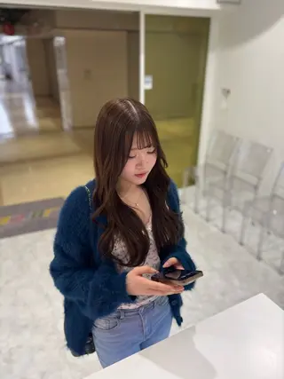 ロング カラー 大人っぽベージュ🤍 当日予約◎ヒロトのヘアスタイル