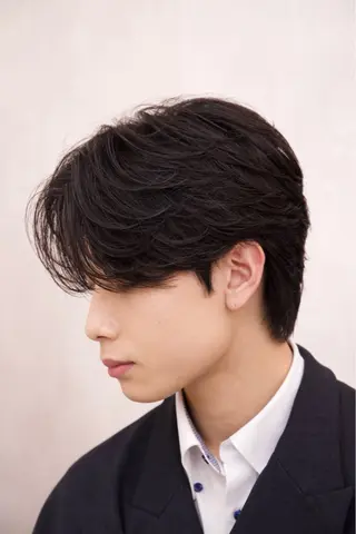 ミディアム パーマ メンズ tatsuya /フェザーパーマのヘアスタイル