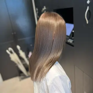 ロング カラー 縮毛矯正　野口 恵のヘアスタイル