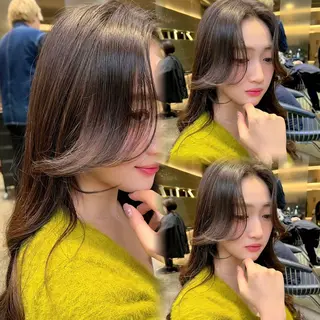 ロング カラー ANFINI所属・さくら/ カラー/縮毛矯正のヘアスタイル