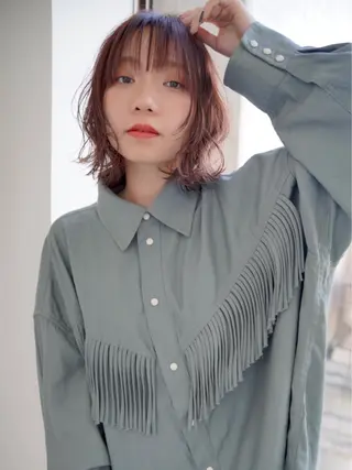 ミディアム 似合わせカット🌿 前川のヘアスタイル