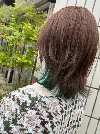 カラー 茅ヶ崎/ハイライト/ ハイトーン/関口実華のヘアスタイル