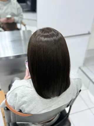 ミディアム 濱田 剛志のヘアスタイル