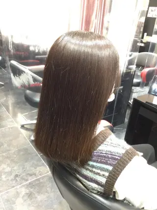 ミディアム カラー Annon プライベートサロンのヘアスタイル