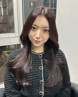 カラー 韓国ヘア✨美髪矯正✨ 渋谷 etoraのヘアスタイル